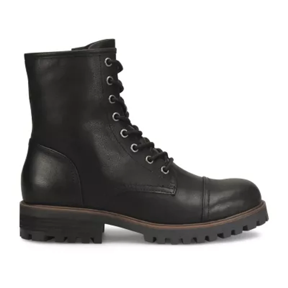 Boc Womens Amaih Stacked Heel Lace Up Boots