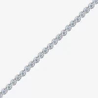 (I1/H-I) 3 CT. T.W. Lab Grown White Diamond 10K White Gold 7.25 Inch Tennis Bracelet