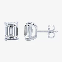 Ever Star (G / Si2-I1) 1 CT. T.W. Lab Grown White Diamond 10K White Gold Stud Earrings