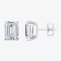 Ever Star (H-I / Si2-I1) 2 CT. T.W. Lab Grown White Diamond 14K White Gold Stud Earrings