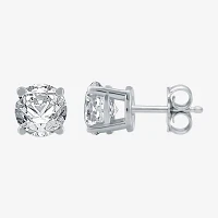 7/8 CT. T.W. Natural White Diamond 10K Gold Round Stud Earrings