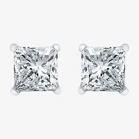 Ever Star (F / Vs2) 1 1/2 CT. T.W. Lab Grown White Diamond 14K White Gold Stud Earrings