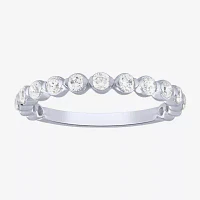 (G / Si2) Womens 2 CT. T.W. Lab Grown White Diamond 10K Gold Round Side Stone Bridal Set