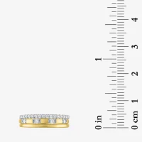 G-H / I1-I2) 1/4 CT. T.W. Lab Grown White Diamond 10K Gold Band