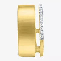 Diamond Addiction (G-H / Si2-I1) Womens 1/ CT. T.W. Lab Grown White 14K Gold Over Silver Cocktail Ring