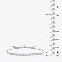 (I1-I2/ G-H) 1/10 CT. T.W. Lab Grown White Diamond Sterling Silver Bolo Bracelet