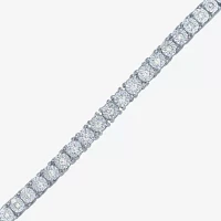 (I1-I2/ G-H) 1/10 CT. T.W. Lab Grown White Diamond Sterling Silver Bolo Bracelet