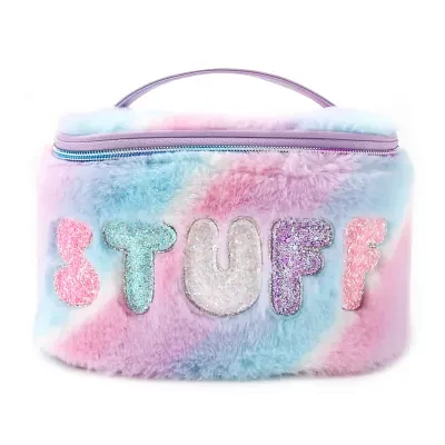 OMG Accessories Girls Faux Fur Makeup Bag