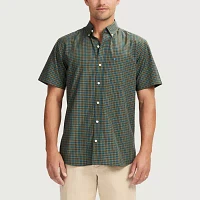 IZOD Cool Fx Breeze Mens Classic Fit Short Sleeve Button-Down Shirt