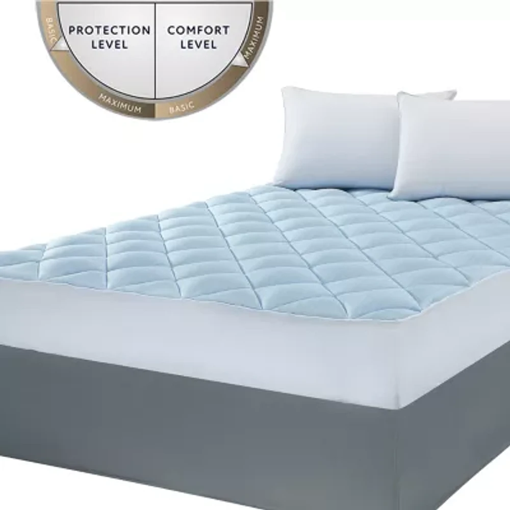 Comfort Touch by Therapedic™ Memory Foam Cooling Mattress Pad