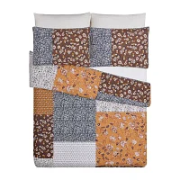 Laurel & Mayfair Tonal Global 3-pc. Quilt Set