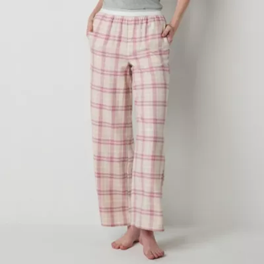 Arizona Body Womens Juniors Flannel Pajama Pants