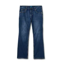 Thereabouts Little & Big Boys Adjustable Waist Stretch Fabric Regular Fit Bootcut Jean