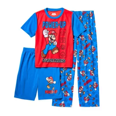 Little & Big Boys -pc. Super Mario Pajama Set