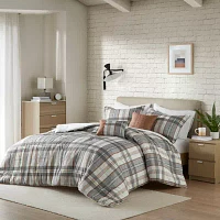 Intelligent Design Liam Plaid Midweight Comforter Set