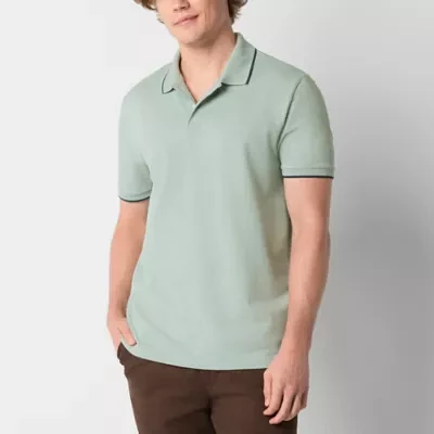 Arizona Mens Short Sleeve Tipped Polo