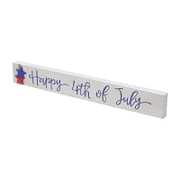 National Tree Co. 19in "Happy 4th Of July" Tabletop Decor