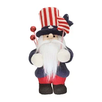 National Tree Co. 18in Patriotic Christmas Gnome