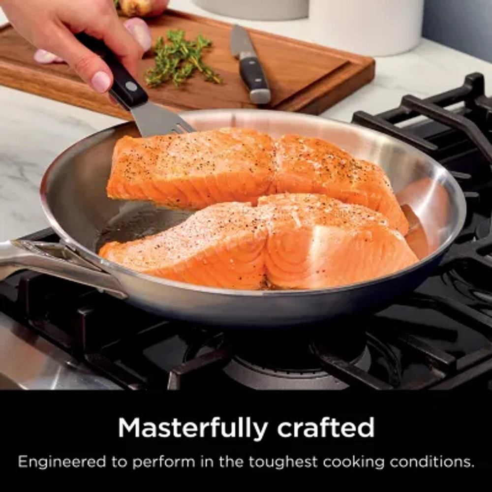 Ninja EverClad Tri -Ply Stainless Steel 12-pc. Cookware Set