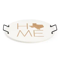 Sullivan Incorporated Texas With Handles Decorative Tray