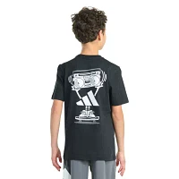 adidas Big Boys Crew Neck Short Sleeve Graphic T-Shirt