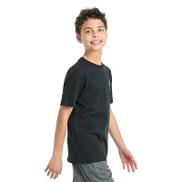 adidas Big Boys Crew Neck Short Sleeve Graphic T-Shirt