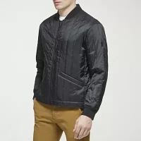 Dockers Mens Water Resistant Wind Interior Pockets Midweight Bomber Jacket