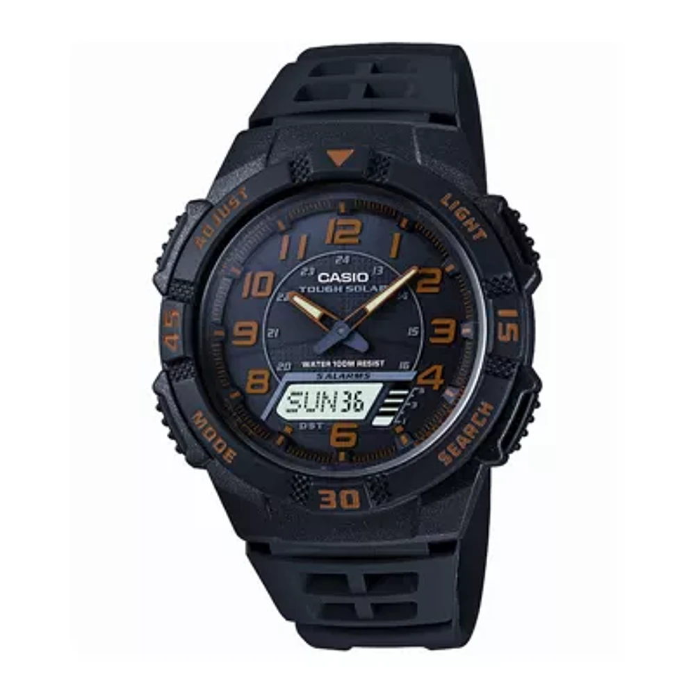 Casio Mens Black Strap Watch Aqs800w-1b2vcf