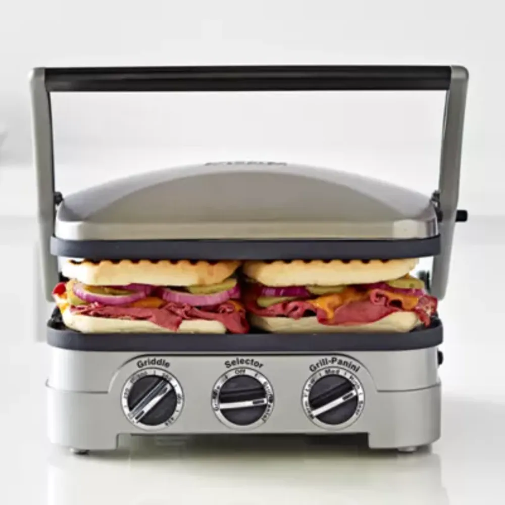 Cuisinart® Griddler + Removable Dishwasher-Safe Plates