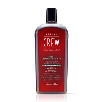 American Crew 3-In-1 Chamomile & Pine Shampoo - 33.8 oz.