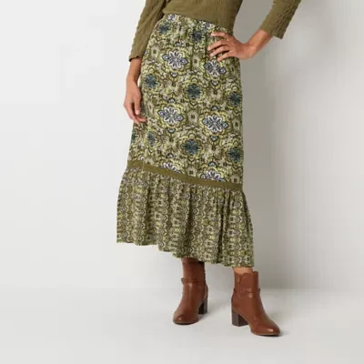 Frye and Co. Womens Mid Rise Maxi Skirt