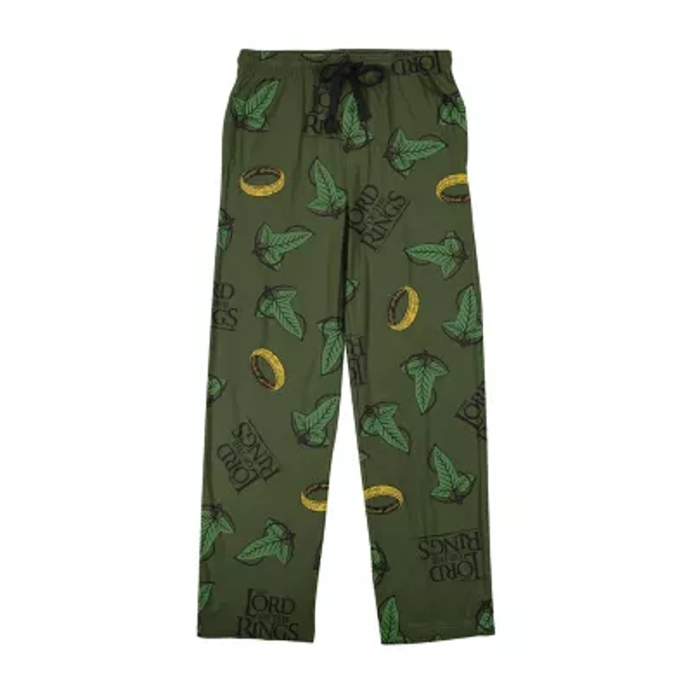 Lord Of The Rings Mens Fleece Pajama Pants