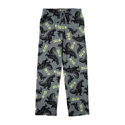 Godzilla Mens Fleece Pajama Pants