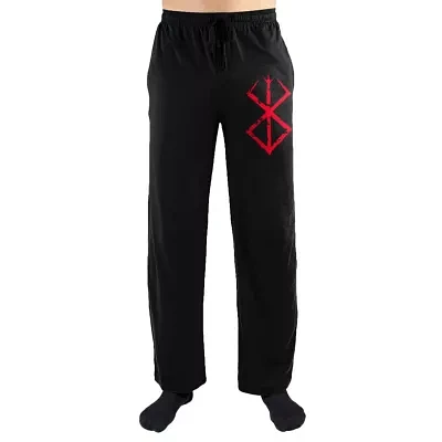 Berserk Anime Mens Fleece Pajama Pants