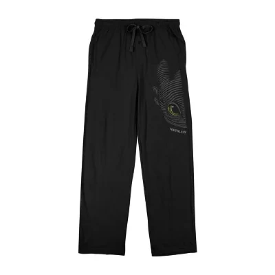 Dragon Toothless Mens Fleece Pajama Pants