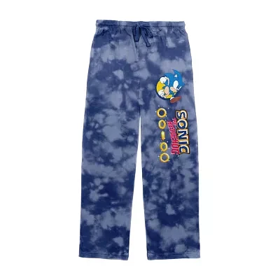 Sonic the Hedgehog Mens Fleece Pajama Pants
