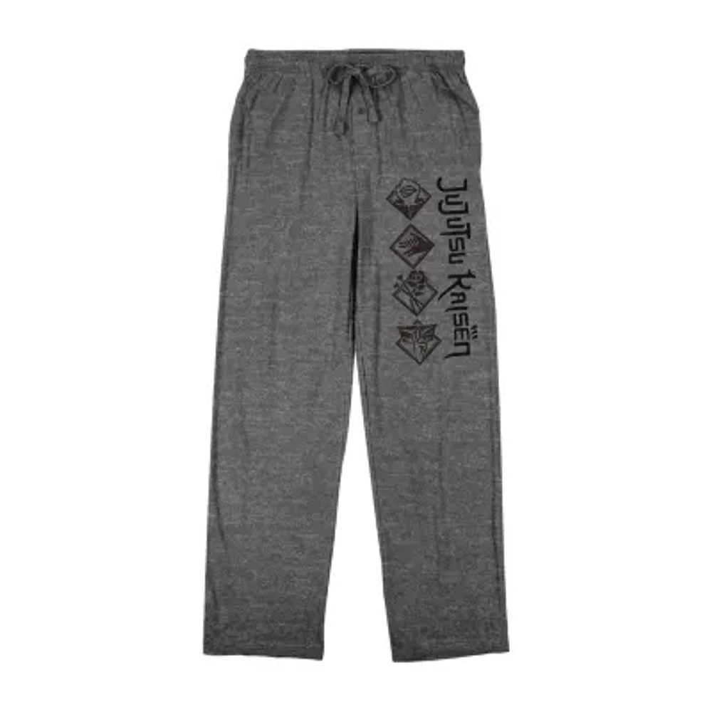 Jujutsu Kaisen Mens Fleece Pajama Pants