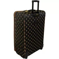 American Flyer Fleur-de-lis 4-pc. Expandable Upright Luggage Set