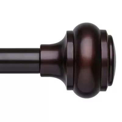 Liz Claiborne Hanover Knob 1 1/4 Adjustable Curtain Rod