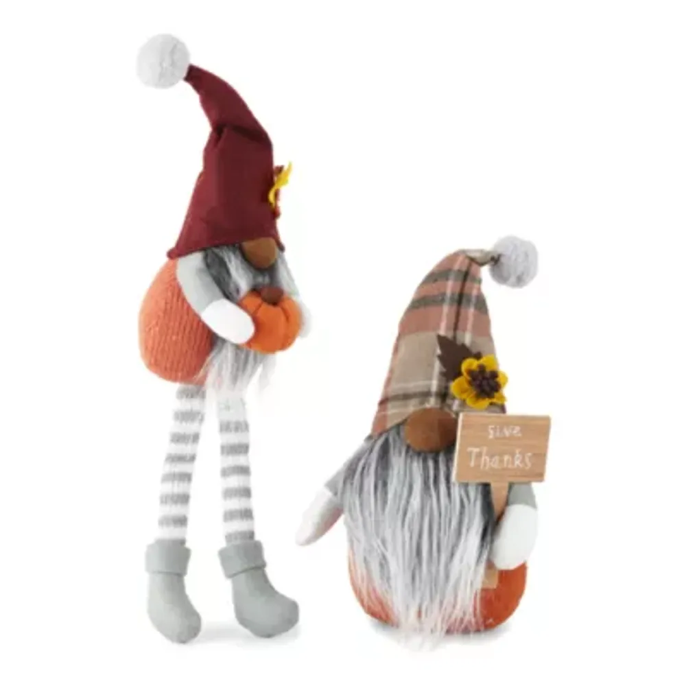 Layerings Autumn Market African American Set of 2 Gnomes