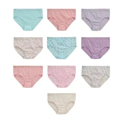 Hanes Toddler Girls 10 Pack Brief Panty