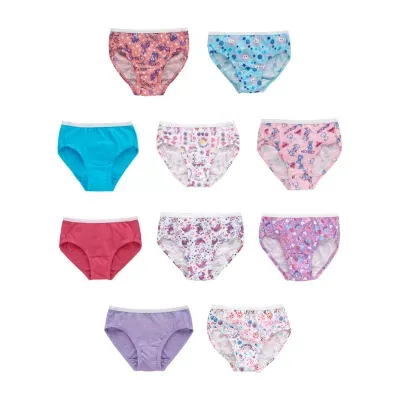 Hanes Toddler Girls 10 Pack Brief Panty