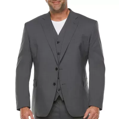 J. Ferrar Mens Big and Tall Regular Fit Suit Jacket