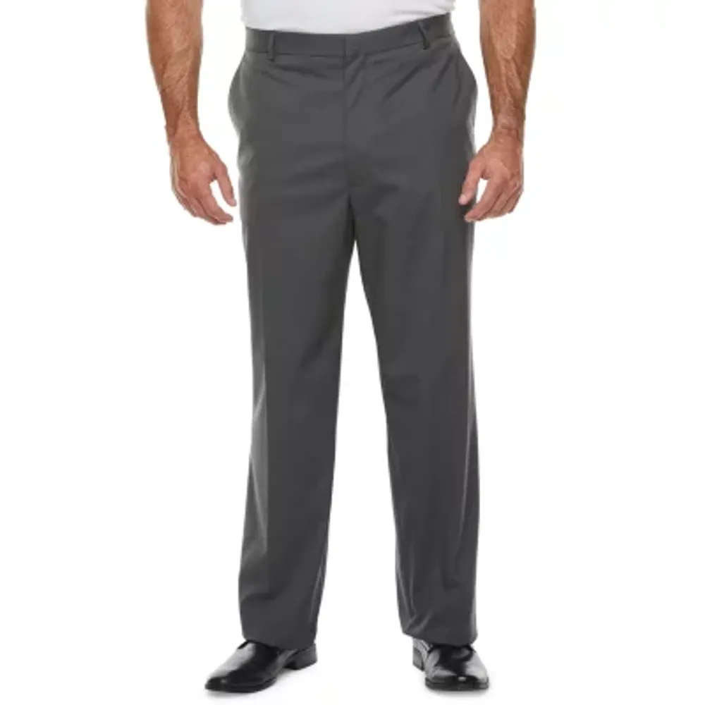 J. Ferrar Mens Big and Tall Regular Fit Flat Front Suit Pants