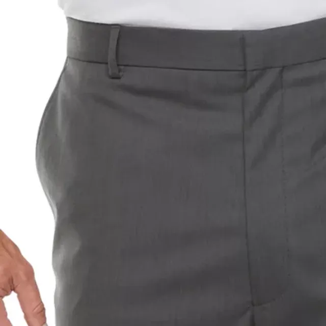 JF J. Ferrar Comfort Waist Flat-Front Dress Pants Pants for Men