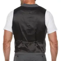 J. Ferrar Mens Big and Tall Regular Fit Suit Vest