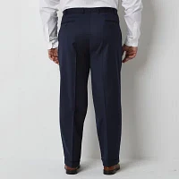 Stafford Coolmax All Season Ecomade Mens Big and Tall Stretch Fabric Classic Fit Pleated Front Suit Pants