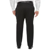 Stafford Coolmax Mens Big and Tall Stretch Fabric Classic Fit Pleated Front Suit Pants