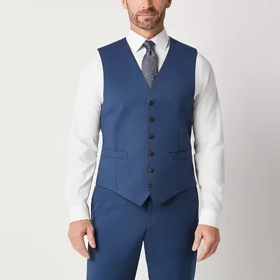 Stafford Mens Big and Tall Stretch Fabric Classic Fit Suit Vest