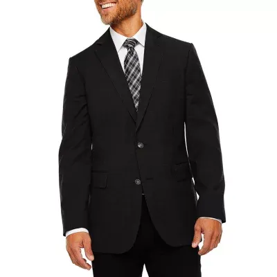 Stafford Mens Hopsack Classic Fit Blazer - Big and Tall